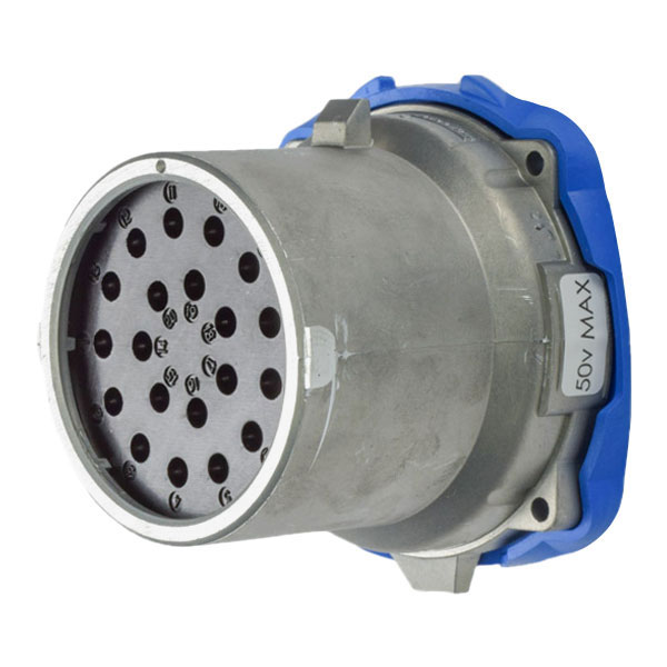 17-68200 - DN20c INLET METAL SIZE 5 IP 54/55 20P 15A 50 V 60 Hz